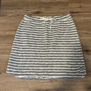 Striped Terry Skirt
